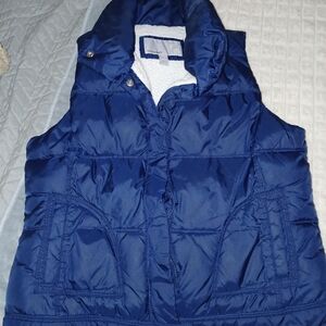 Navy Blue Puffer Vest By Old Navy Sz S EUC
